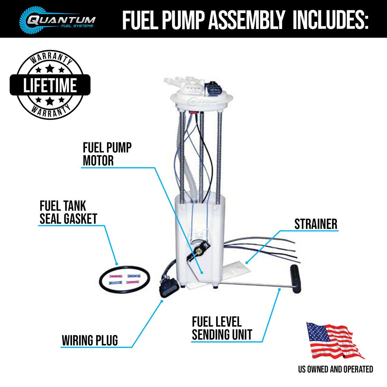 【amam】フリンジタンク Fuel Pump Assembly - OEM Replacement for Airtex E3952M - HFP-A86 QFS
