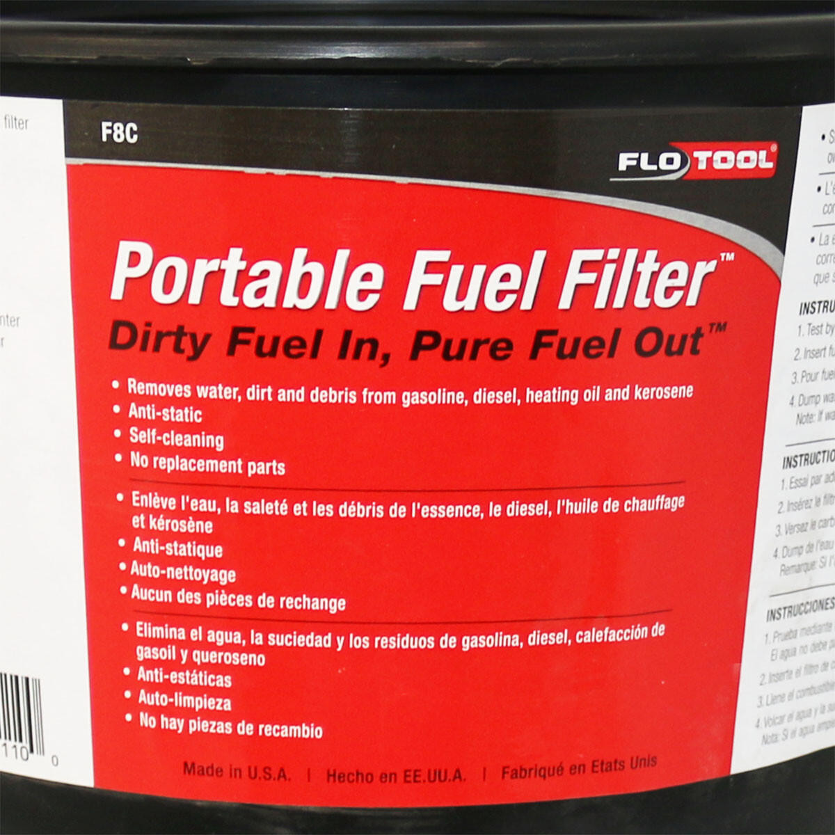 Flotool Nonconductive Fuel Filter 5 Gallons / Minute Flow