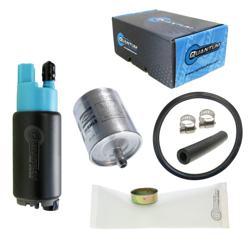 QFS OEM Replacement In-Tank EFI Fuel Pump w/ Tank Seal, Genuine Mahle Filter, Strainer, HFP-382-BTF