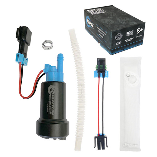 QFS 450LPH E85 Compatible In-Tank Fuel Pump w/ Install Kit and Flex Hose for Chevrolet Tahoe 4.8L, 5.3L 2004-2009