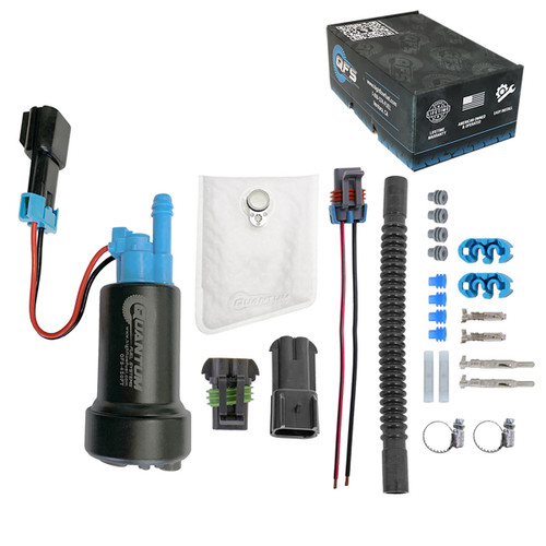 Quantum 450LPH E85 Compatible In-Tank Fuel Pump w/ Strainers and Flex Hose, Replaces TIA485-2 for Pontiac GTO 5.7L 2004