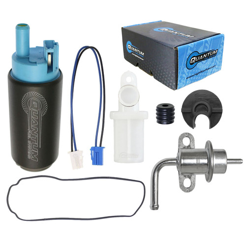 QFS OEM Replacement Marine/Outboard EFI Fuel Pump w/ Fuel Pressure Regulator, Tank Seal, Strainer, HFP-382S-OBR2T2