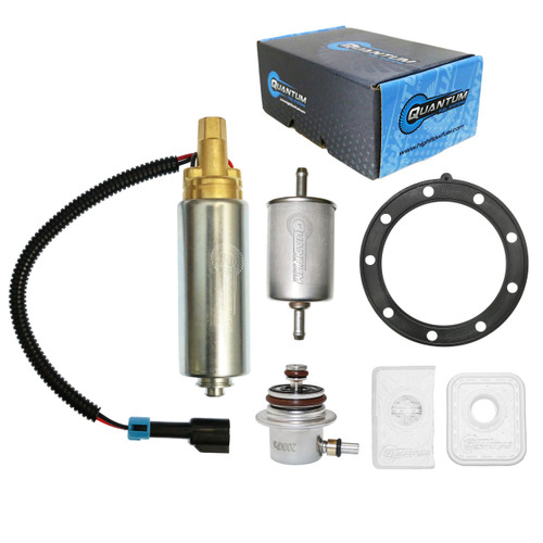 QFS OEM Replacement In-Tank EFI Fuel Pump w/ Fuel Pressure Regulator, Tank Seal, Fuel Filter, Strainer for Sea-Doo GTX DI EFI 2000-2003, Replaces 275500641