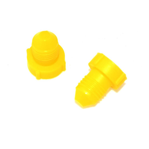 Phenix Plastic Line Plug Yellow, Pack of 10 (All Sizes) 