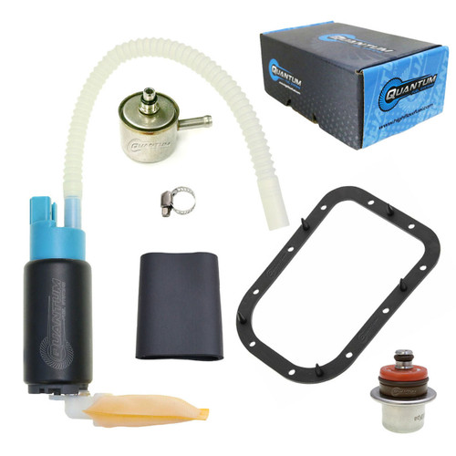 QFS Fuel Pump w/ Fuel Pressure Regulator, Tank Seal, Fuel Filter, Strainer for Harley-Davidson Motorcycle / Scooter - EFI In-Tank OEM Replacement, HFP-382-HDR2T3F