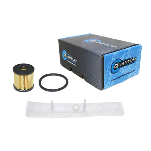 QFS Fuel Pump Strainer/Filter Kit w/ Fuel Filter, Strainer for Harley-Davidson Motorcycle / Scooter - OEM Replacement, QFS-FK42