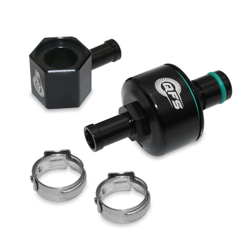 QFS In Line Fuel Filter Replacement and Tank Connector, Reusable Performance Filter, QFS-F101-TC QFS 
