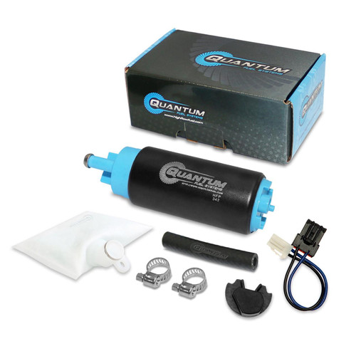 【HI FI FNK】(W) Pick Dot Top 255LPH Fuel Pump w/ Installation Kit for 1994-1997 Ford