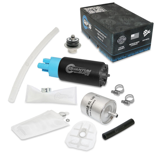 Fuel Pump w/ Pressure Regulator & Genuine Mahle Filter for BMW Motorcycle - OEM Replacement, HFP-382-BRF QFS