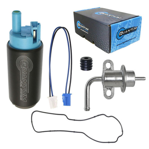 QFS Fuel Pump w/ Fuel Pressure Regulator, Tank Seal for Yamaha Outboard - OEM Replacement, HFP-382S-OB2RT3 QFS 