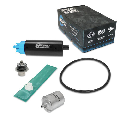 QFS Fuel Pump w/ Regulator, Tank Seal, Genuine Mahle Filter, Strainer for BMW Motorcycle - OEM Replacement, HFP-439-RT47F QFS 