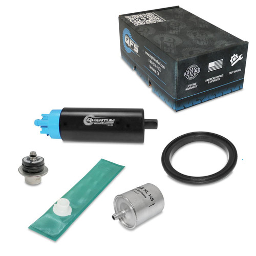 QFS Fuel Pump w/ Regulator, Tank Seal, Genuine Mahle Filter, Strainer for BMW Motorcycle - OEM Replacement, HFP-439-RT48F QFS 