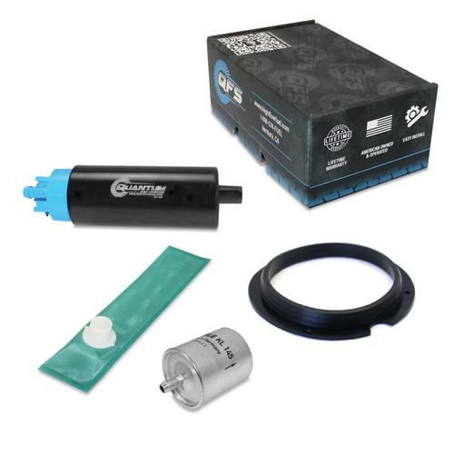 QFS Fuel Pump w/ Genuine Mahle Filter + Tank Seal for BMW Motorcycle - OEM Replacement, HFP-439-T46F QFS 