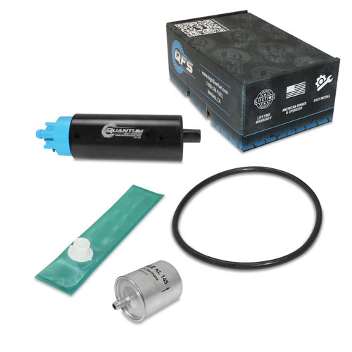 QFS Fuel Pump w/ Tank Seal, Genuine Mahle Filter, Strainer for BMW Motorcycle - OEM Replacement, HFP-439-T47F QFS 