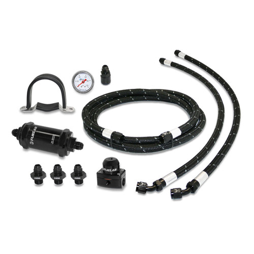 QFS Fuel Line Kit w/ Fuelab Filter & Regulator for Squarebody 1973-1991 HFP-FSYS5 QFS 