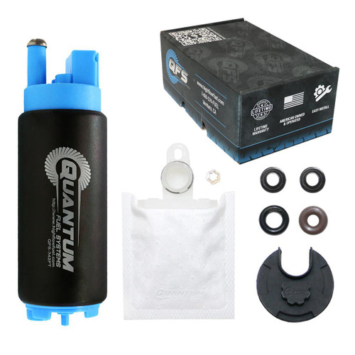 QFS 340LPH Fuel Pump w/ Installation Kit for 1992-2009 Mitsubishi Lancer - Automotive Performance, QFS-342FT-847 High Flow Fuel 