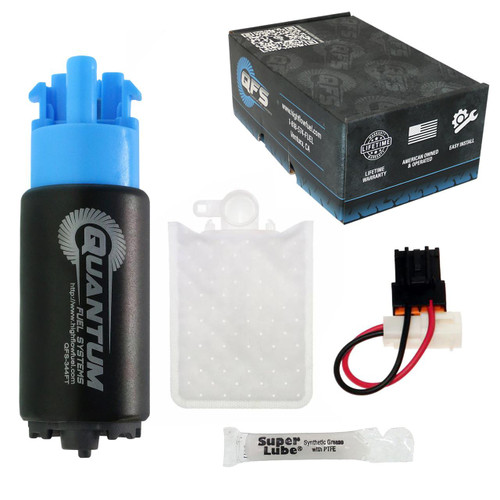 QFS 340LPH Fuel Pump w/ Installation Kit for 1999-2004 Ford Mustang - Automotive Performance, QFS-344FT-1032 High Flow Fuel 