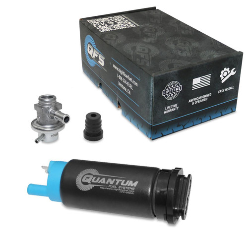 QFS Fuel Pump w/ Strainer & Fuel Pressure Regulator for Mercury Marine Outboard Engines - OEM Replacement for 898101T67, HFP-382ML-OBR2 | QFS 