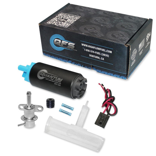 QFS Fuel Pump w/ Strainer & Fuel Pressure Regulator for Yamaha & Mercury Marine Applications - OEM Replacement, HFP-385-OB2R | QFS 