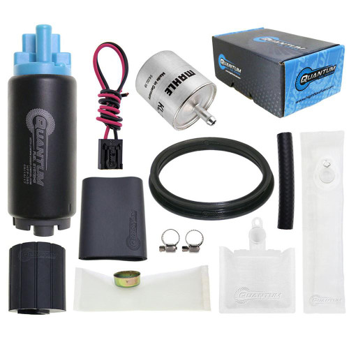 QFS Fuel Pump w/ Strainer, Tank Seal & Genuine Mahle Filter for 2007-2009 BMW G650X - OEM Replacement for 16147696738, HFP-385-UTF4 | QFS 