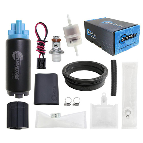 QFS Fuel Pump w/ Strainer, Fuel Pressure Regulator, Tank Seal & Genuine Mahle Filter for 2013-2014 Husqvarna TR 650 - OEM Replacement for 8000H5311, HFP-385-UR2T2F3 | QFS 