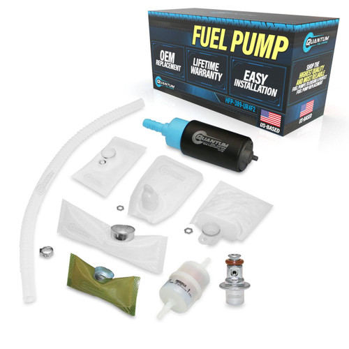 QFS Fuel Pump w/ Regulator, Filter & Strainer - OEM Replacement, HFP-389-UR4F2 | QFS 