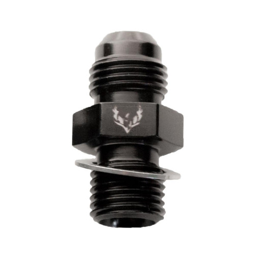 Phenix GM / Ford Transmission Aluminum Fitting AN to 1/4 NPS Th350,Th400, 700R4, Pack of 2 (All Sizes + Colors) 