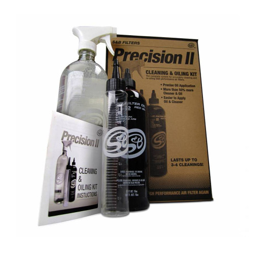 S&B Filters Precision II: Cleaning & Oil Kit (Red Oil) (88-0008)