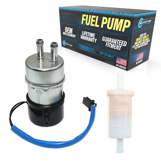 ユウ Fuel Pump w/ Genuine Mahle Filter for Kawasaki ZX-6 & ZX-7 - OEM
