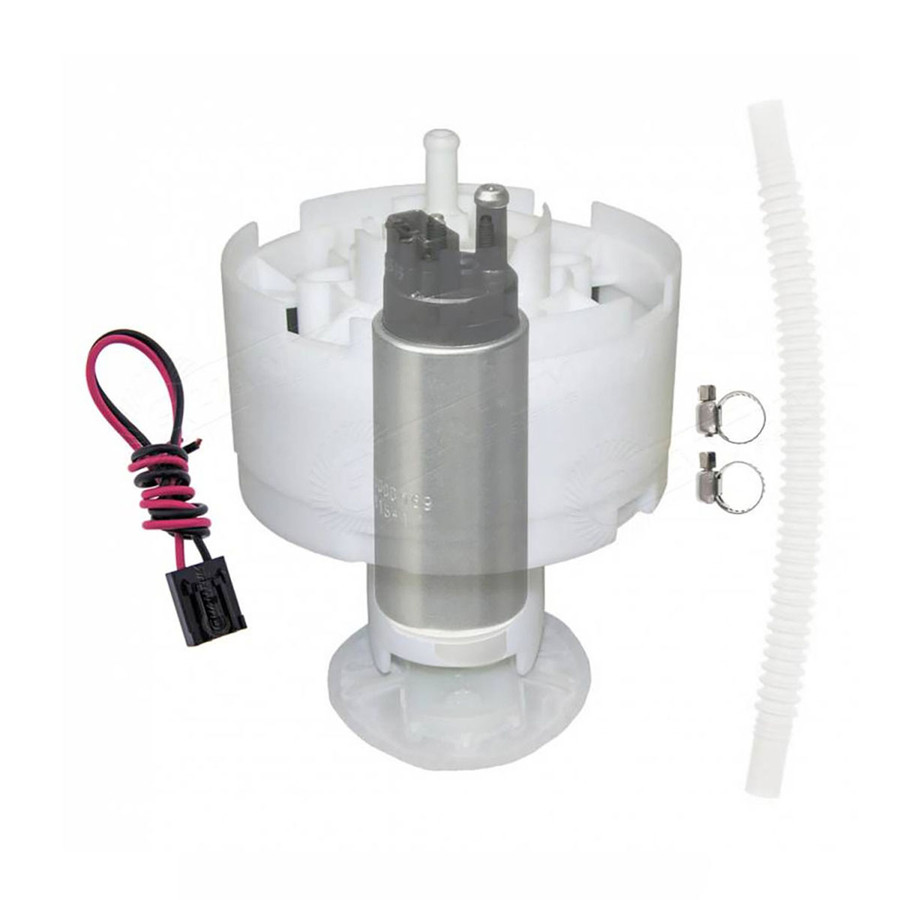 QFS 340LPH Direct Drop-In Fuel Pump Assembly w/ Flex Hose & Strainer for Audi A4 Avant Quattro 1.6L, 1.8L, 1.8L Turbo, 2.4L, 2.6L, 2.8L 1994-2001, Replaces Airtex E8294M