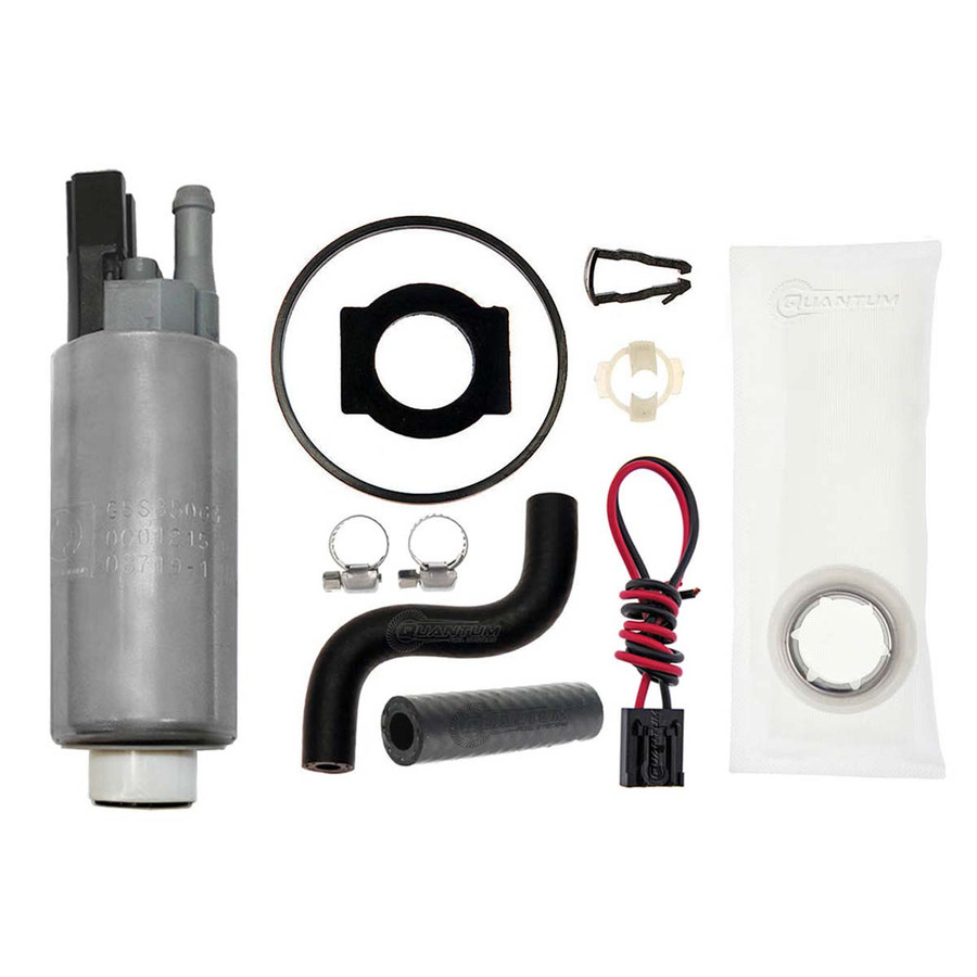 Genuine Walbro/ TI Automotive 350LPH Fuel Pump + QFS 812 Install Kit for Mercury Capri 1986