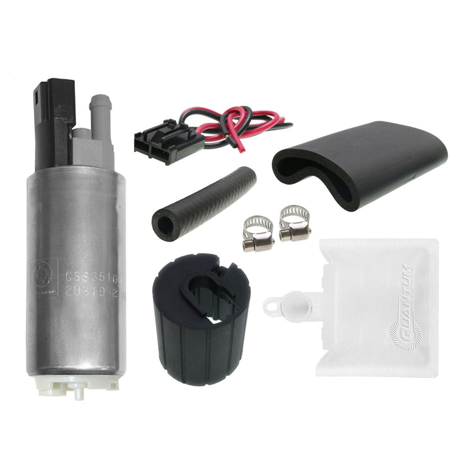 Genuine Walbro/ TI Automotive 350LPH Fuel Pump + QFS 766 Install Kit for Ford Festiva 1989-1993