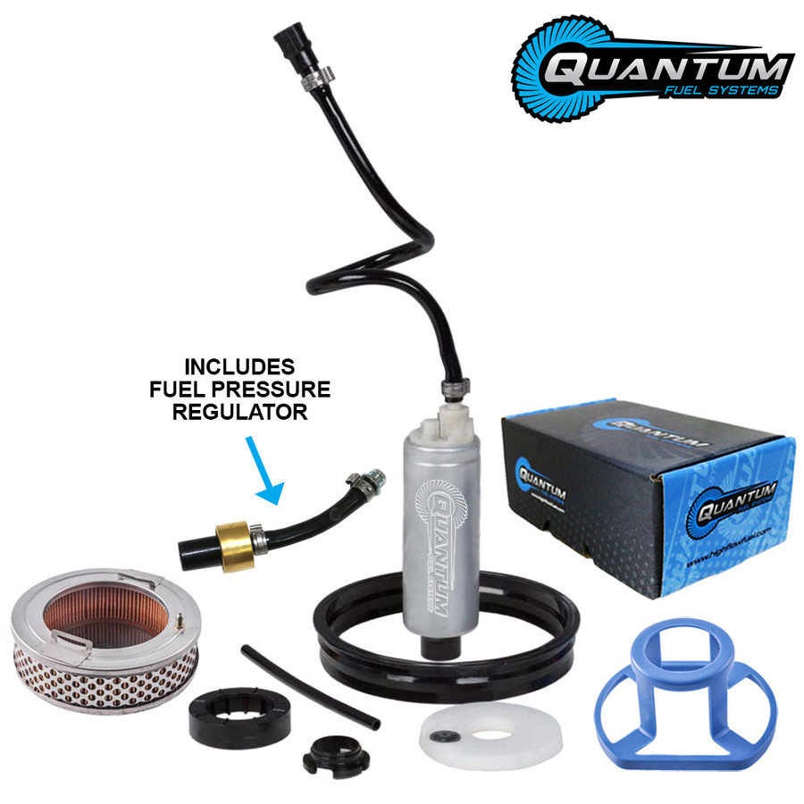 QFS In-Tank EFI Fuel Pump w/ Regulator & Tank Seal & Filter, HFP-378-RF