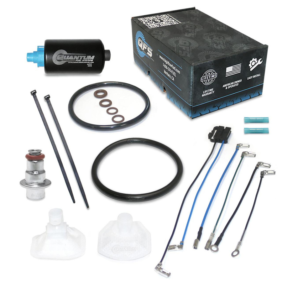 QFS Fuel Pump w/ Regulator & Tank Seal for Suzuki Motorcycle/Scooter - OEM Replacement, HFP-386-URT2 QFS 