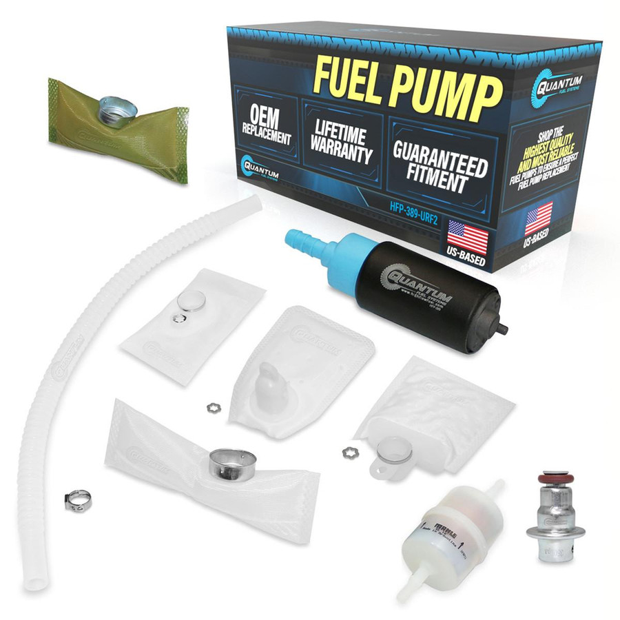 QFS Fuel Pump w/ Regulator & Genuine Mahle Filter - OEM Replacement, HFP-389-URF2 QFS 