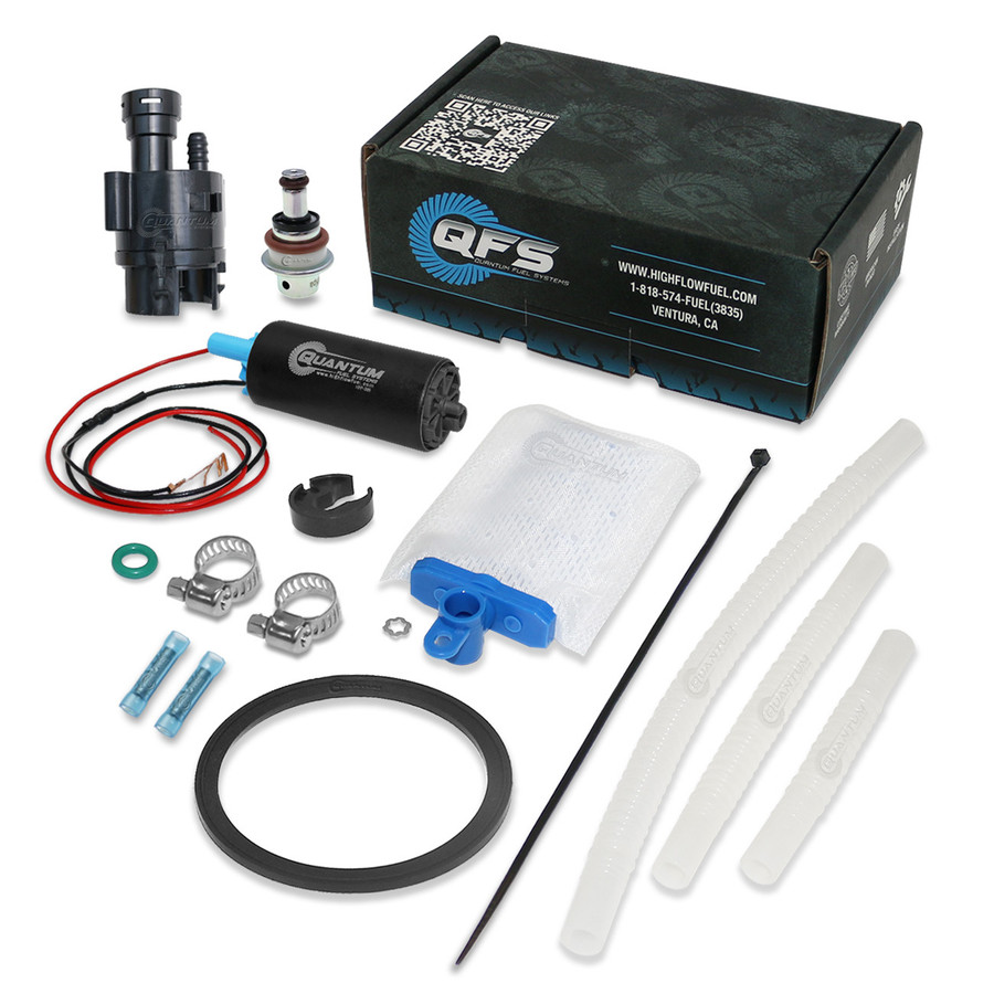 QFS In-Tank EFI Fuel Pump w/ 42 PSI Regulator & Filter, HFP-396-U3F