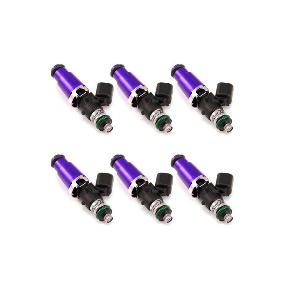 Injector Dynamics ID2600-XDS, for BMW E36 M3, 14mm (purple) adapters, set of 6. 