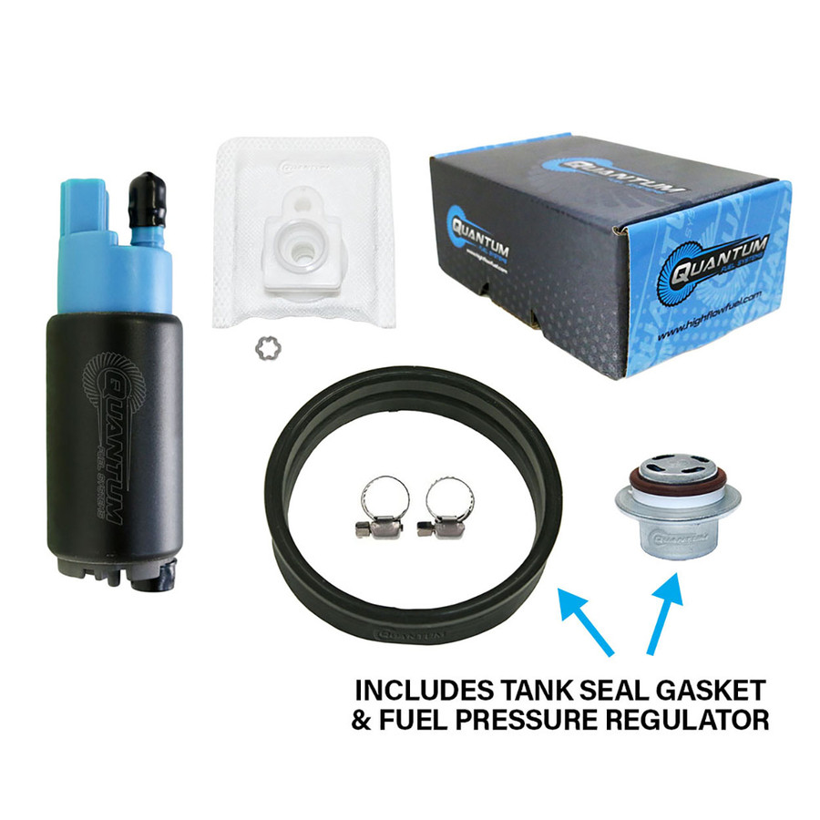 QFS OEM Replacement In-Tank EFI Fuel Pump w/ Regulator, Tank Seal, Strainer, HFP-382-KQRT