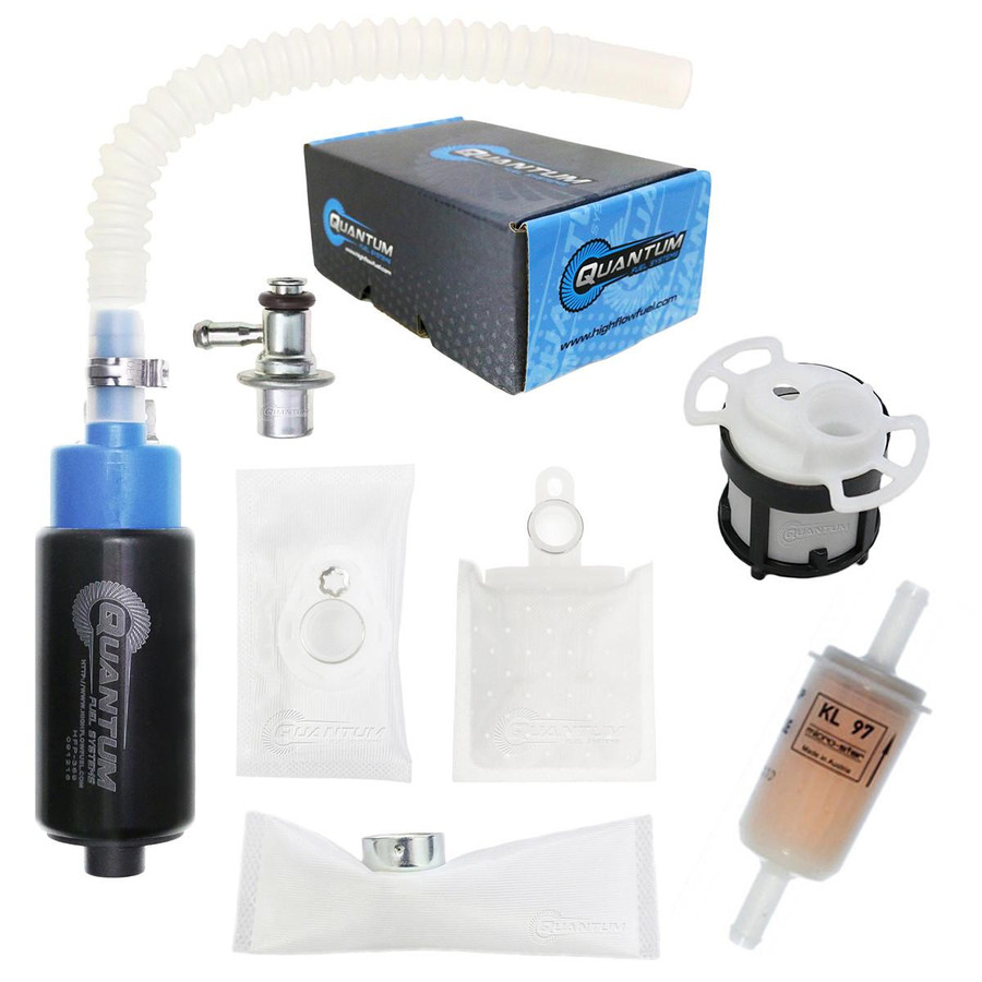 QFS Fuel Pump w/ Regulator, Genuine Mahle Filter, Strainer - OEM Replacement, HFP-389-U2R5F QFS 