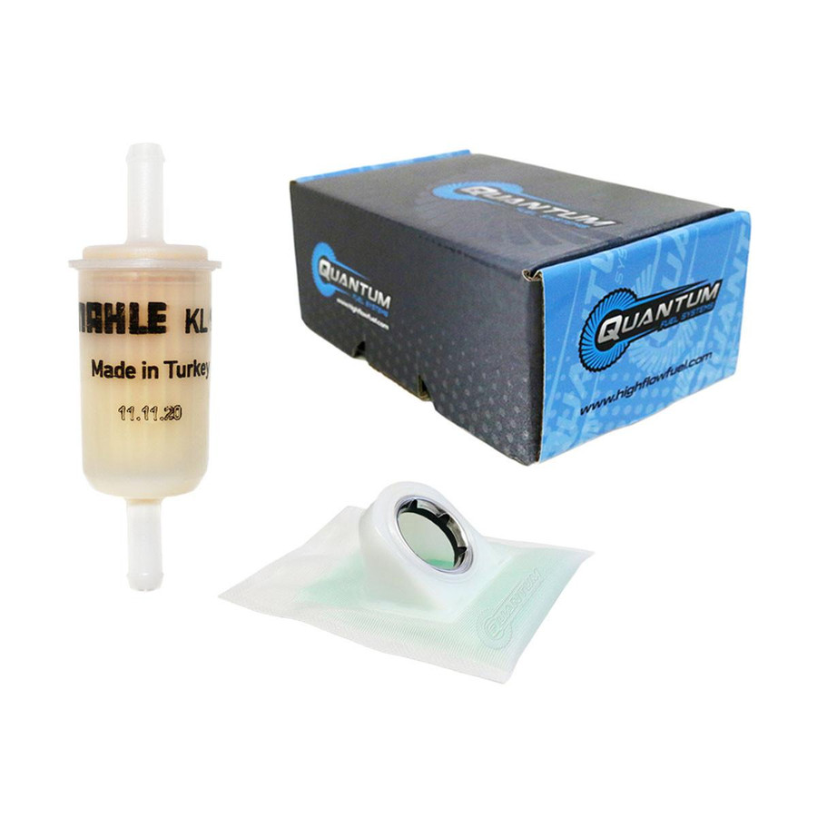 QFS Fuel Filter Kit w/ Genuine Mahle Filter, Strainer for Ski-Doo Snowmobile - OEM Replacement, QFS-FK9708 QFS 