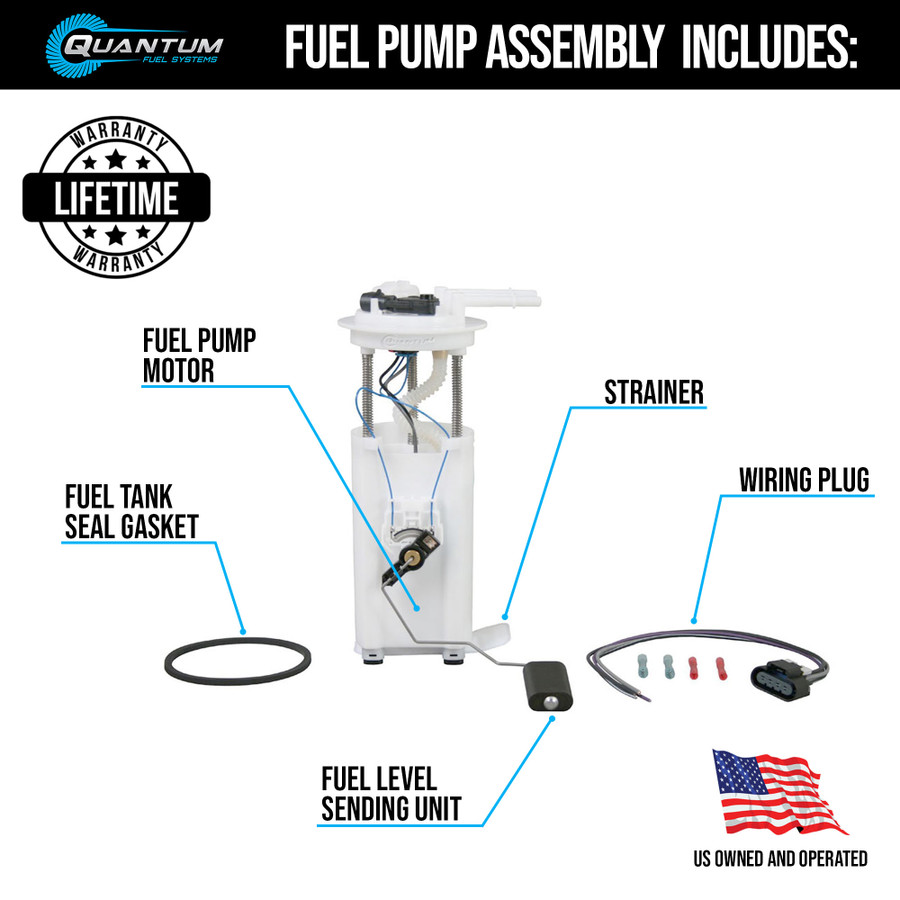Generic OEM Replacement In-Tank EFI Fuel Pump Assembly, HFP-A812
