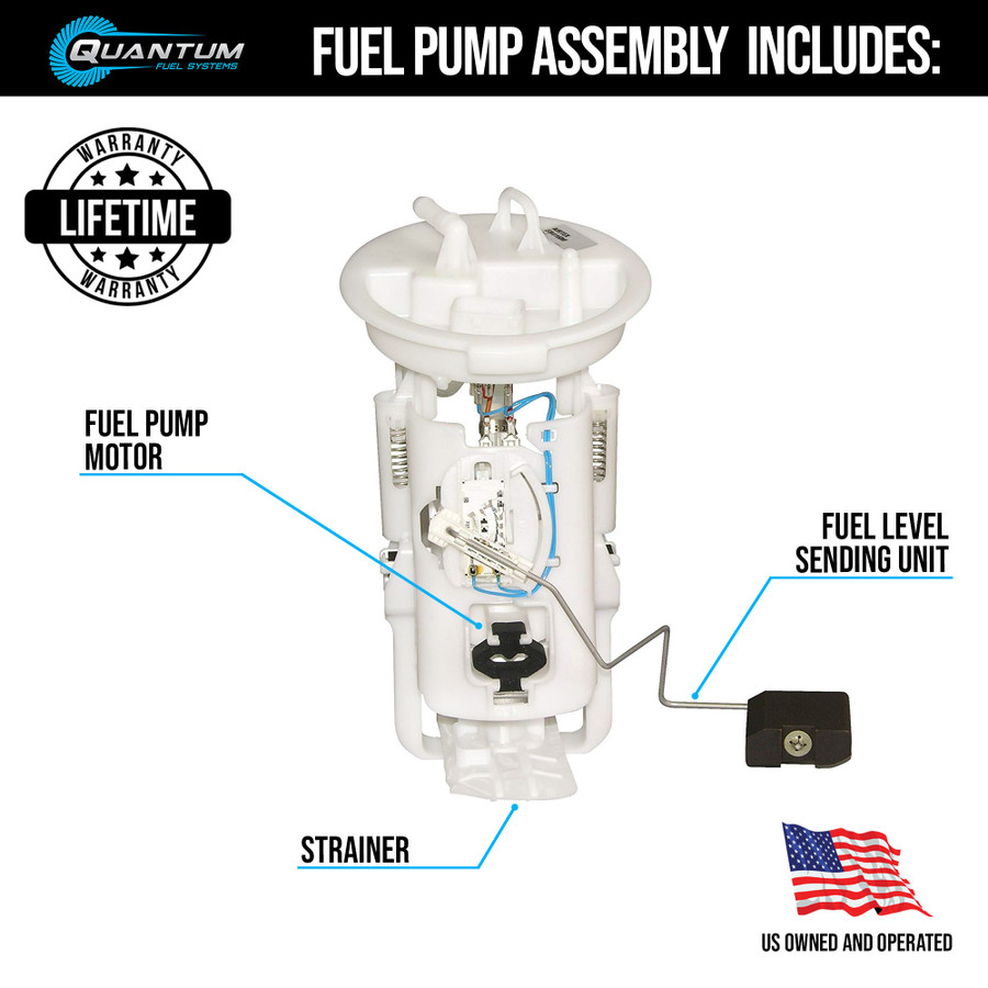 QFS OEM Replacement In-Tank EFI Fuel Pump Assembly, HFP-A85