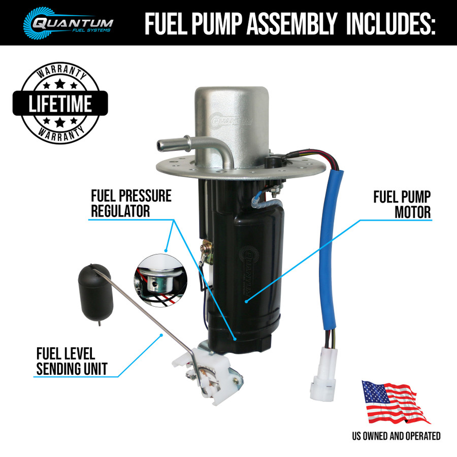 QFS OEM Replacement In-Tank EFI Fuel Pump Assembly for Suzuki, HFP-A247
