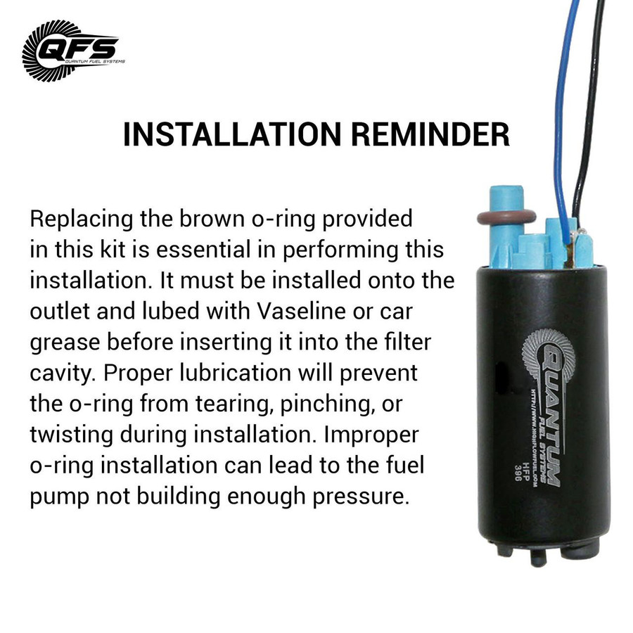 QFS Fuel Pump w/ Strainer & Tank Seal - OEM Replacement, HFP-396-NR | QFS 
