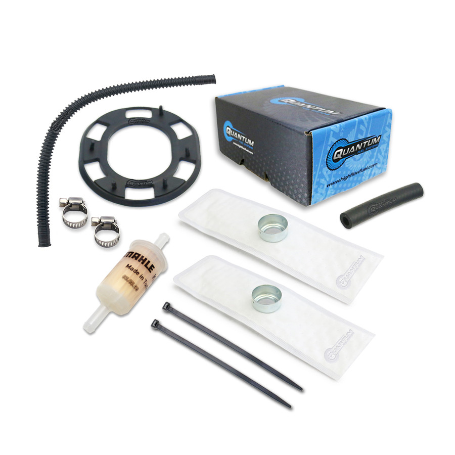 QFS Fuel Pump Repair Kit w/ Tank Seal, Fuel Filter, Strainer for Honda Motorcycle / Scooter - OEM Replacement, QFS-K318