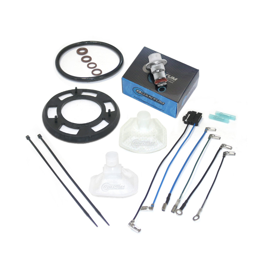 QFS Fuel Pump Repair Kit w/ Fuel Pressure Regulator, Tank Seal, Strainer for Honda Motorcycle / Scooter - OEM Replacement, QFS-K333