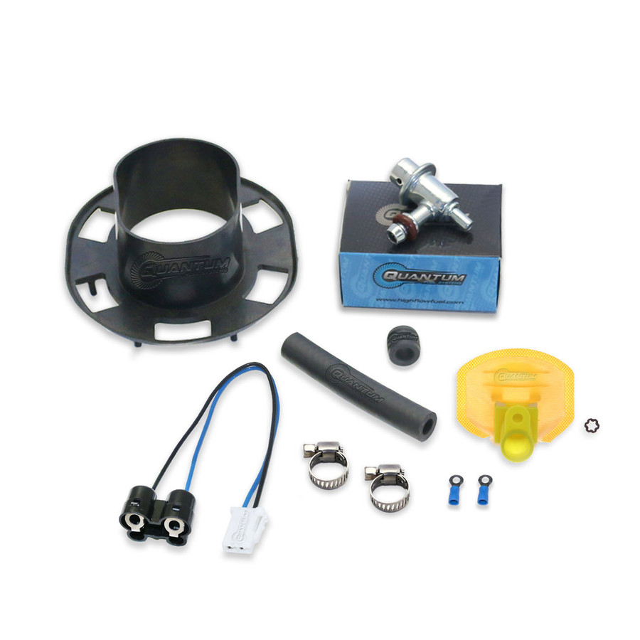 QFS Fuel Pump Repair Kit w/ Fuel Pressure Regulator, Tank Seal, Strainer for Honda Motorcycle / Scooter - OEM Replacement, QFS-K330