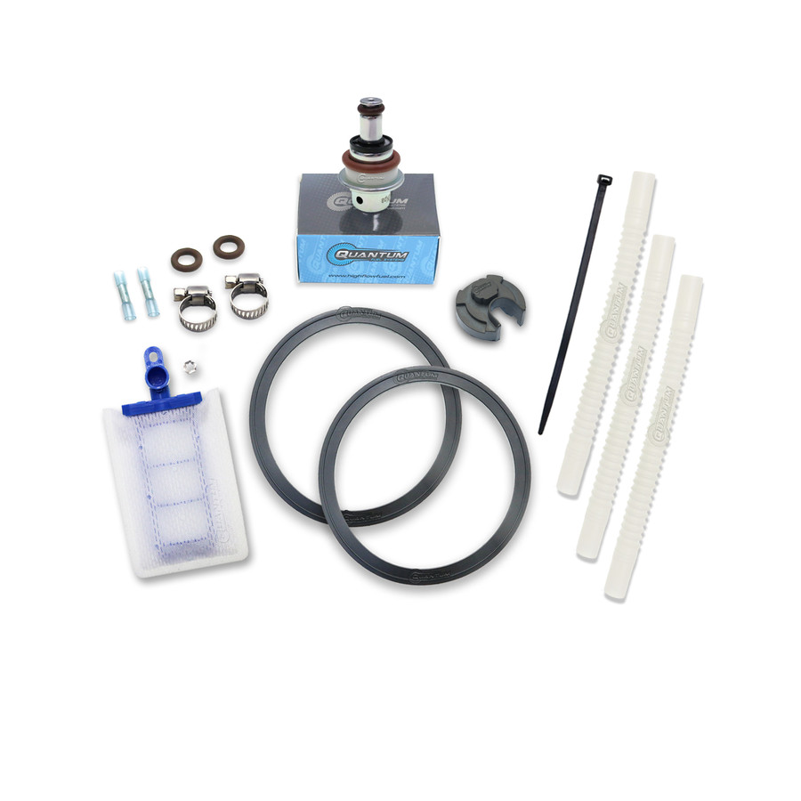 QFS Fuel Pump Repair Kit w/ Fuel Pressure Regulator, Tank Seal, Strainer for Polaris ATV / UTV - OEM Replacement, QFS-K313