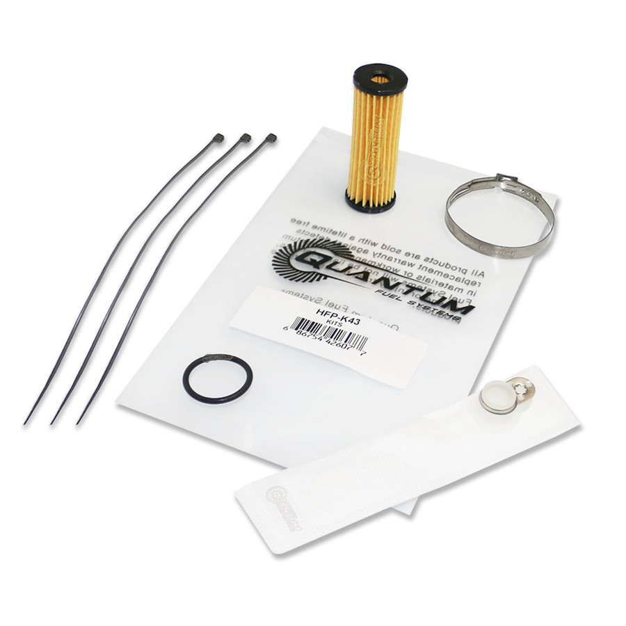 QFS Fuel Filter Kit w/ Strainer, O-ring & Clamp for Harley-Davidson Motorcycle / Scooter - , HFP-K43