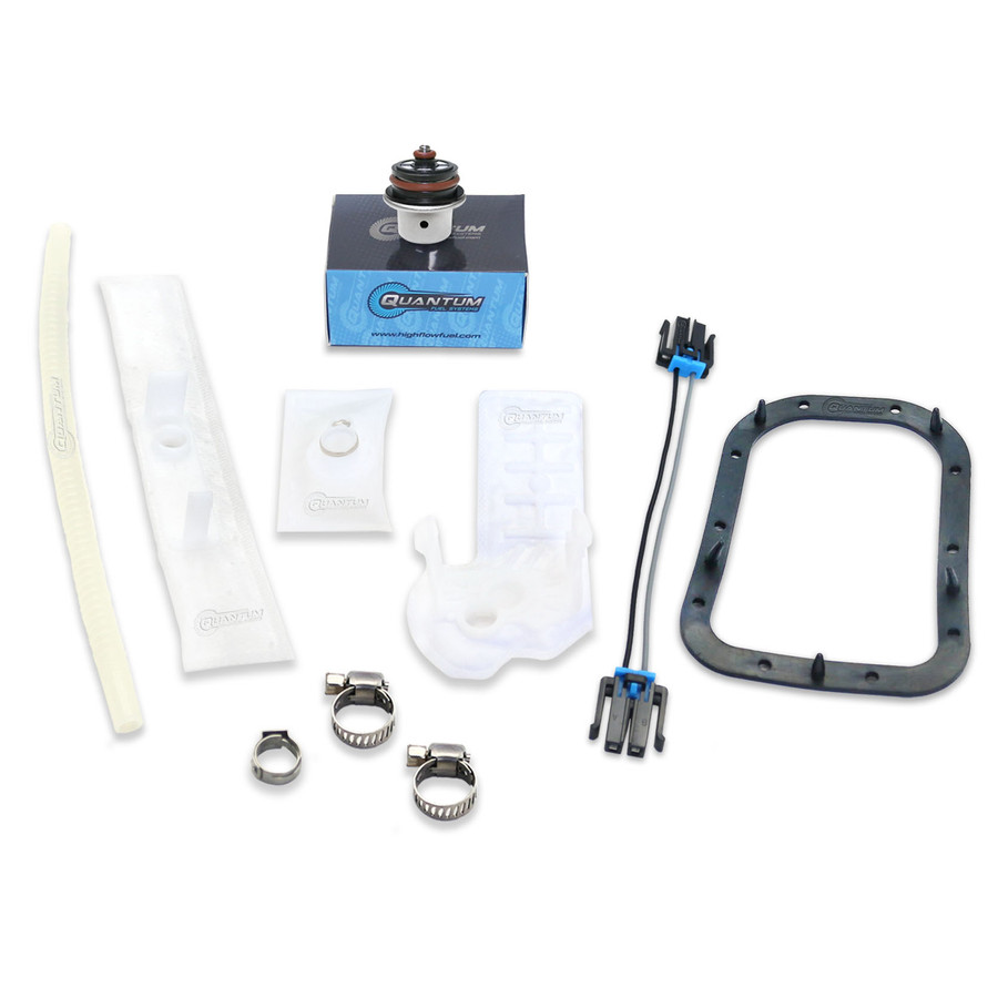 QFS Fuel Pump Repair Kit w/ Fuel Pressure Regulator, Tank Seal, Strainer for Harley-Davidson Motorcycle / Scooter - OEM Replacement, QFS-K341